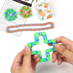 Fluid Bracelet Folding Decompression Bicycle Chain Toy