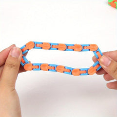 Fluid Bracelet Folding Decompression Bicycle Chain Toy
