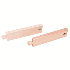 1 Pc Wooden Track Straight Railway Accessories Compatible Major Toy