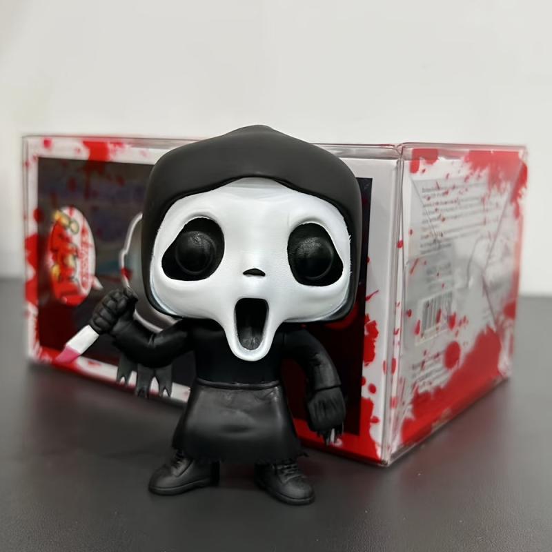 Ghost Face Figure Toy | Spooky Model Gift