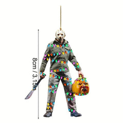 Classic Horror Magic Symbols Halloween Decorations Car Mirror Ornaments
