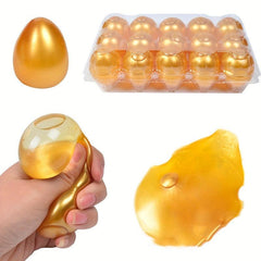 Prank Unbreakable Egg Golden Egg Venting Toy Decompression