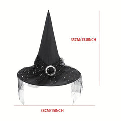 Witch Hat Headdress Dress Up Funny Hat Halloween Party Props