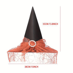 Witch Hat Headdress Dress Up Funny Hat Halloween Party Props