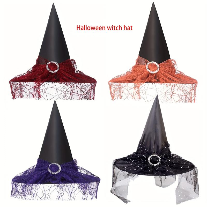 Witch Hat Headdress Dress Up Funny Hat Halloween Party Props
