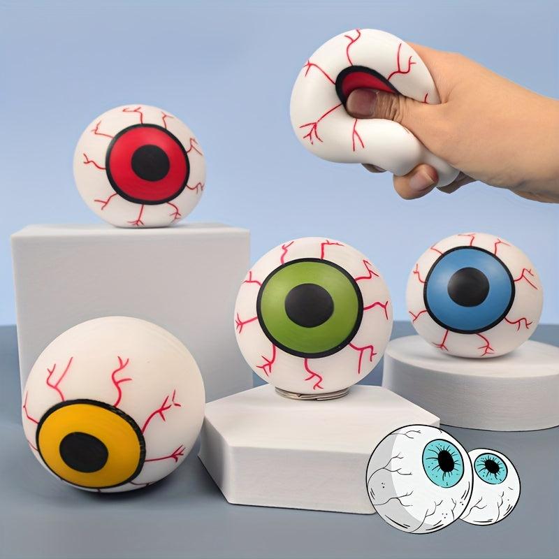 Horror Eyeball TPR Decompression Eye Bead Ball Tricky Toy