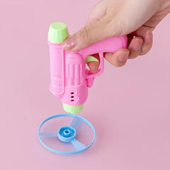 Toy Flying Saucer Gun - Random Colors - Party & Holiday Flying Toys