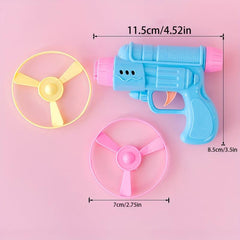 Toy Flying Saucer Gun - Random Colors - Party & Holiday Flying Toys