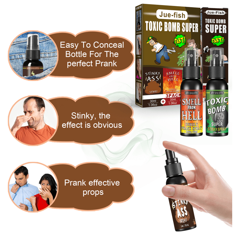 Stinky Fart Spray Toy Prank Liquid Entertainment