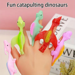 Catapult Dinosaur Finger Dart Toy Funny Novelty Gift