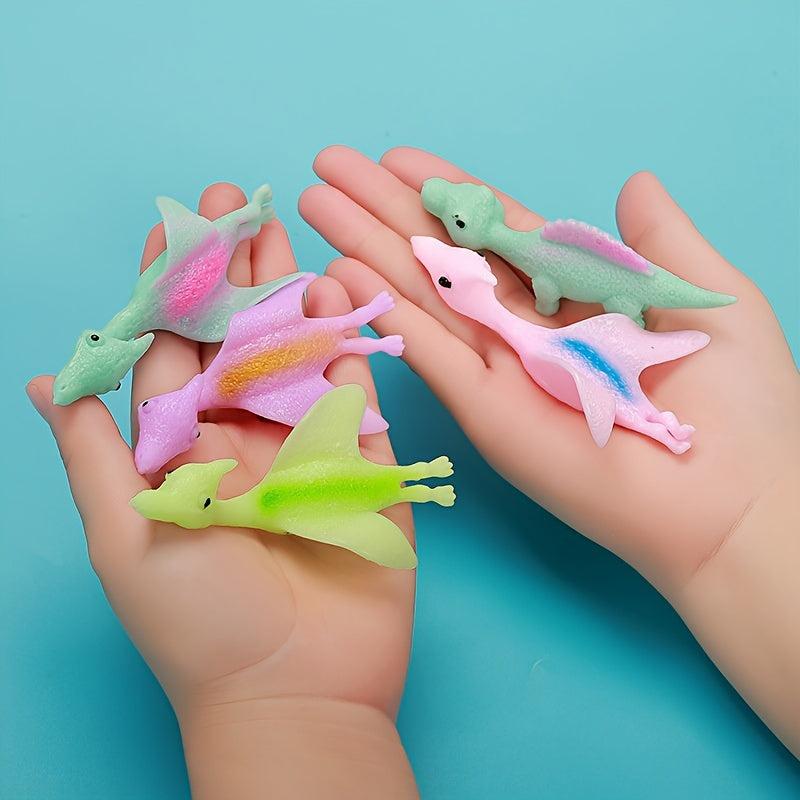 Catapult Dinosaur Finger Dart Toy Funny Novelty Gift