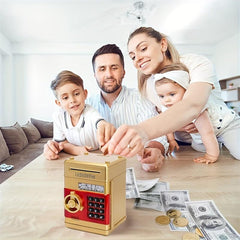 Kids Electronic Password Money Banks ATM Coin Bank