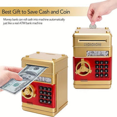 Kids Electronic Password Money Banks ATM Coin Bank
