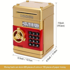 Kids Electronic Password Money Banks ATM Coin Bank