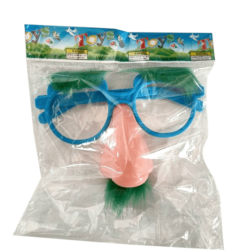 Funny Old Man Glasses With Nose