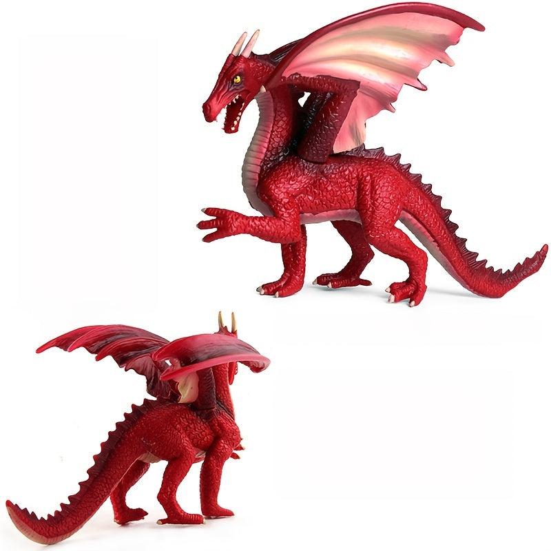 Red Warcraft Dragon Model Ornament - Anime Statue Gift