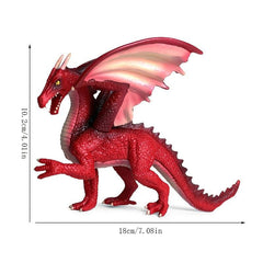 Red Warcraft Dragon Model Ornament - Anime Statue Gift