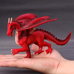 Red Warcraft Dragon Model Ornament - Anime Statue Gift