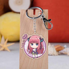 Anime Keychain Key Chain Five Girls Manga Toys