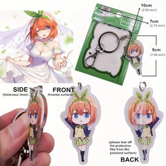 Anime Keychain Key Chain Five Girls Manga Toys