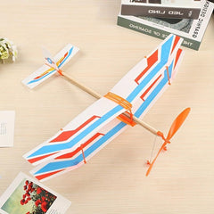 DIY 3 Pcs Outdoor Play Foam Airplane Glider Model Toy Biplane Assembly