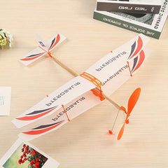 DIY 3 Pcs Outdoor Play Foam Airplane Glider Model Toy Biplane Assembly