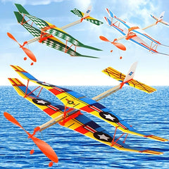 DIY 3 Pcs Outdoor Play Foam Airplane Glider Model Toy Biplane Assembly