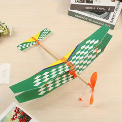 DIY 3 Pcs Outdoor Play Foam Airplane Glider Model Toy Biplane Assembly