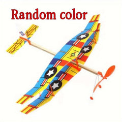 DIY 3 Pcs Outdoor Play Foam Airplane Glider Model Toy Biplane Assembly