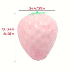 2Pcs Strawberry Stress Relief Toys for Anxiety and Relaxation