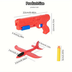 Toy Gun Foam Soft Bomb Airplane Glider Outdoor Toy