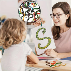 12pc Mini Simulated Snakes Spoof Decorative Snake Props Funny Trick Toys