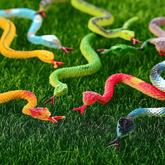 12pc Mini Simulated Snakes Spoof Decorative Snake Props Funny Trick Toys