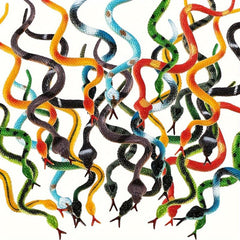 12pc Mini Simulated Snakes Spoof Decorative Snake Props Funny Trick Toys