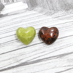 Crystal Mini Heart Natural Stone 18mm Love Healing Stone Craft