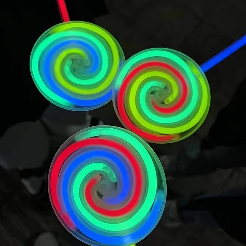 4pcs Fluorescent Stick Lollipop Light up Toy