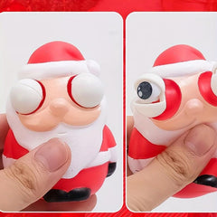 Prank Santa Elk Snowman Pop Eye Decompression Toy Christmas