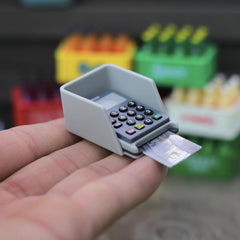1:12 Mini Food Supermarket Scanner Toy Set