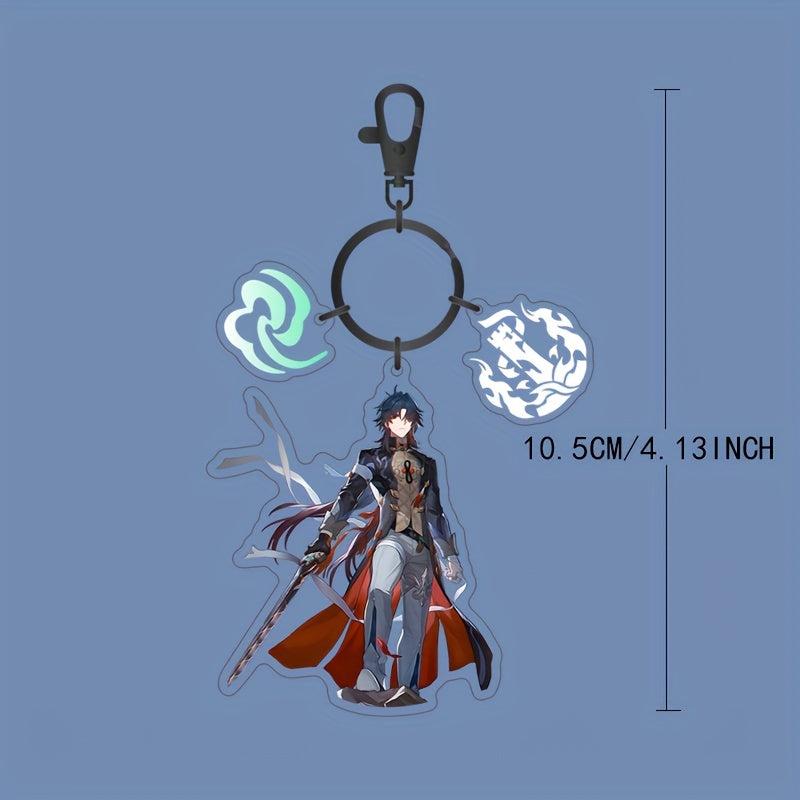 Acrylic Anime Character Keychain Decor