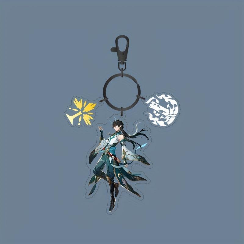 Acrylic Anime Character Keychain Decor