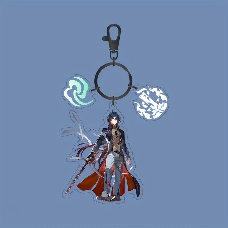 Acrylic Anime Character Keychain Decor