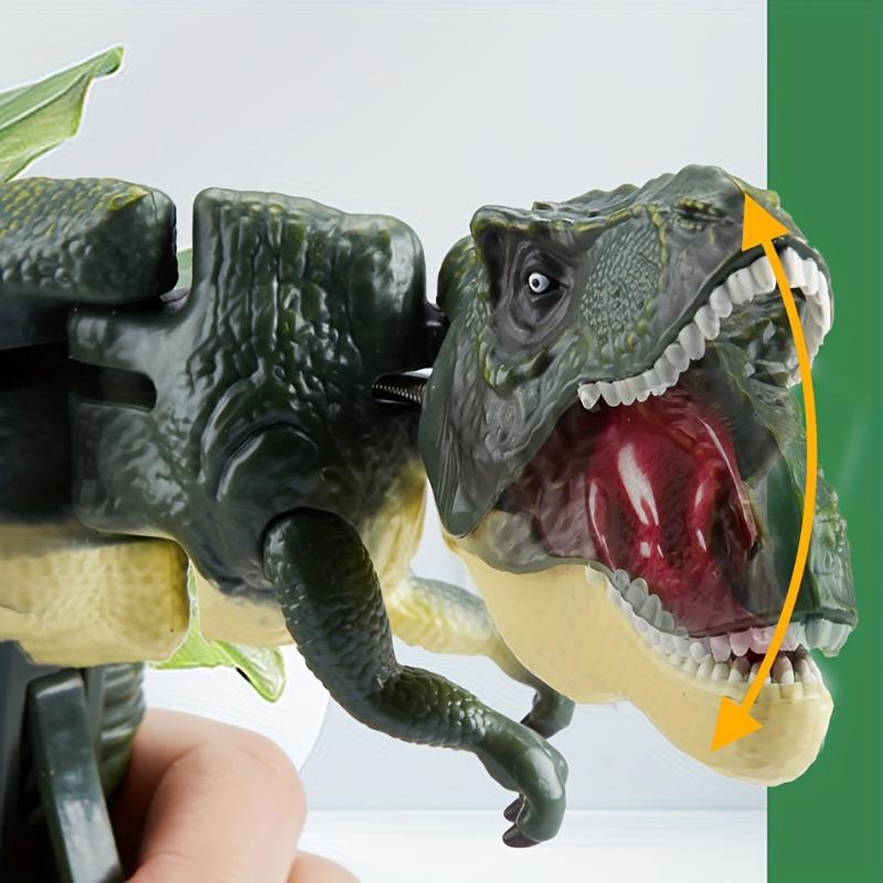 Dino Telescopic Spring Clip Toy for Decompression Tricks