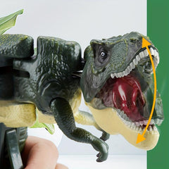 Dino Telescopic Spring Clip Toy for Decompression Tricks