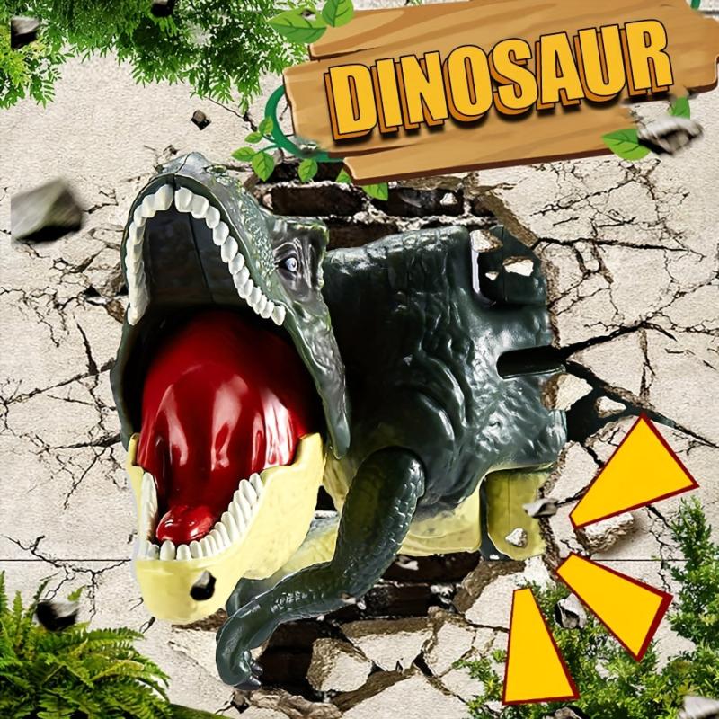 Dino Telescopic Spring Clip Toy for Decompression Tricks