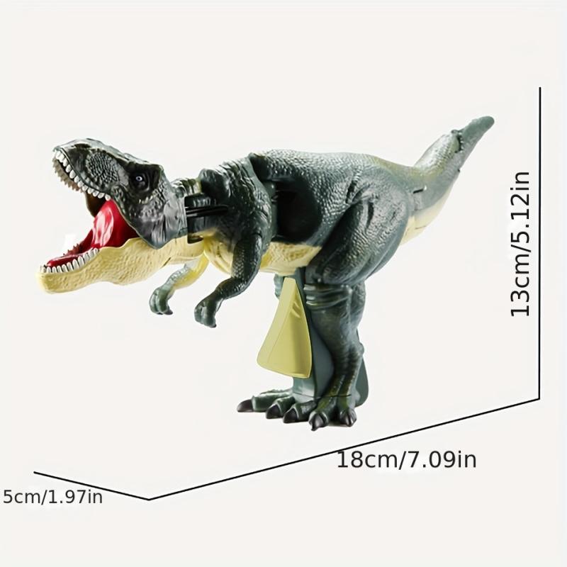 Dino Telescopic Spring Clip Toy for Decompression Tricks