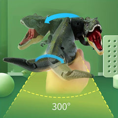 Dino Telescopic Spring Clip Toy for Decompression Tricks