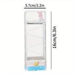 Cartoon Hourglass Decoration Transparent Acrylic Decompression Crafts