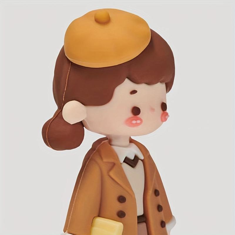 Boy and Girl Dolls Cartoon Decoration for Desktop Christmas
