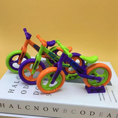 DIY Assembled Building Blocks Bicycle Static Ornaments Toy