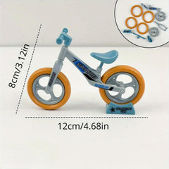 Plastic Balance Bicycle Finger Game Toy - Creative Desk Decor